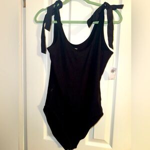 Old Navy Bow Strapped Ribbed Bodysuit - Women